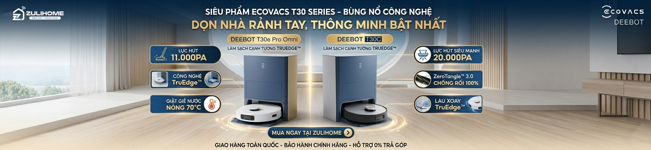  Robot hút bụi Ecovacs