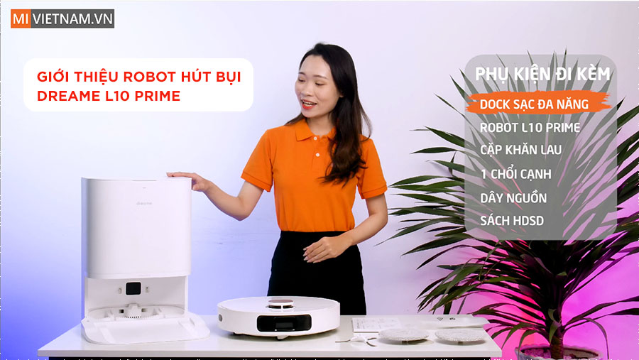 Hướng dẫn sử dụng robot hút bụi lau nhà Dreame L10 Prime