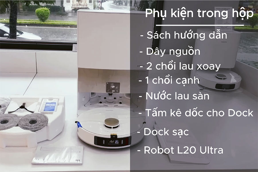 Hướng dẫn sử dụng Robot hút bụi lau nhà Dreame L20 Ultra