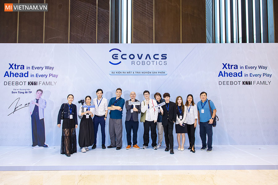 Ecovacs ra mắt Deebot X11 Series và giới thiệu đại sứ thương hiệu Sơn Tùng M-TP