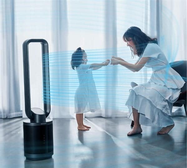 Xiaomi ra mắt quạt không cánh Daewoo F9 Bladeless, có tính năng lọc không khí