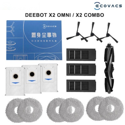 Bộ Phụ Kiện Cho Robot Ecovacs Deebot X2 Omni / X2 Combo – Hàng Chính Hãng
