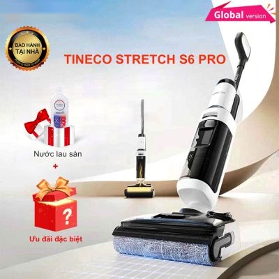 Máy lau nhà khô ướt cầm tay Tineco Floor One Stretch S6 Pro – Hàng Chính Hãng
