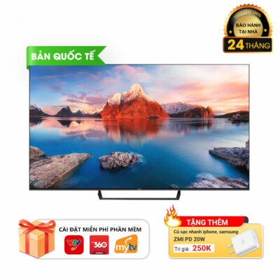 Tivi Xiaomi 65 inch A Pro Google TV 4K- Phiên Bản Quốc Tế, Bảo Hành Chính Hãng 24 Tháng