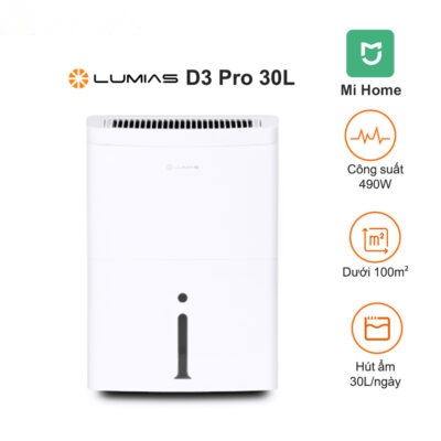 Máy hút ẩm thông minh Lumias D3 Pro 30L – Hàng Chính Hãng