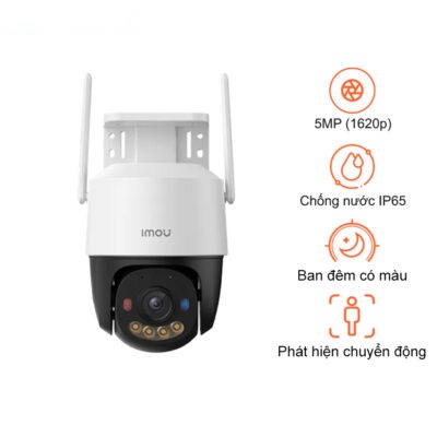 Camera IP ngoài trời 360 độ 5MP Imou Cruiser hỗ trợ 4G IPC-K7FP-5H0TE