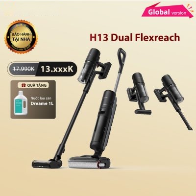Máy hút bụi lau nhà khô và ướt Dreame H13 Dual FlexReach – Bản Quốc Tế