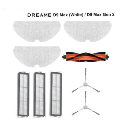 Bộ Phụ Kiện Cho Robot Dreame D9 Max (Trắng) / Dreame D9 Max Gen 2 – Hàng Chính Hãng