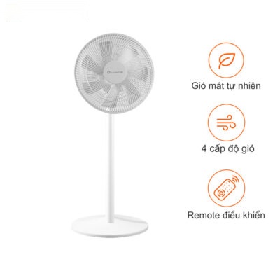 Quạt cây Lumias F08 Lite – Remote điều khiển, 4 cấp độ gió