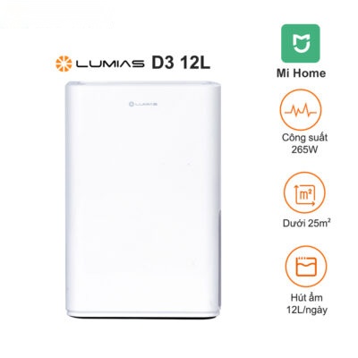 Máy hút ẩm thông minh Lumias D3 12L – Hàng Chính Hãng