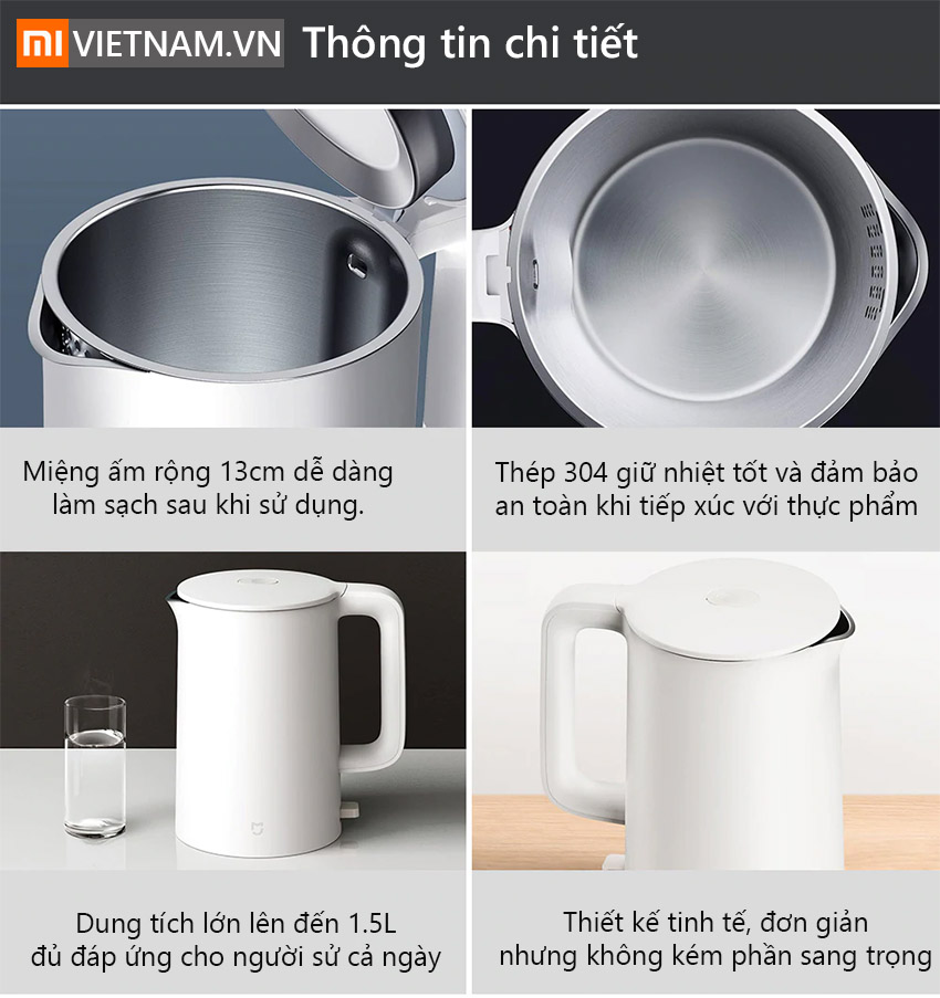 Ấm Đun Nước Mijia Electric Kettle 1A