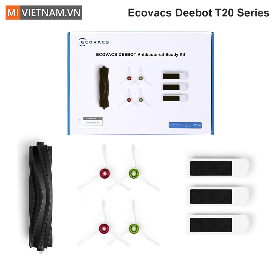 Bộ Phụ Kiện Cho Robot Ecovacs Deebot T20 Series - H&agrave;ng Ch&iacute;nh H&atilde;ng