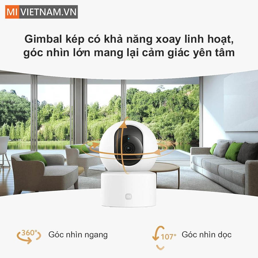 Gimbal k&eacute;p xoay linh hoạt cho g&oacute;c nh&igrave;n bao qu&aacute;t