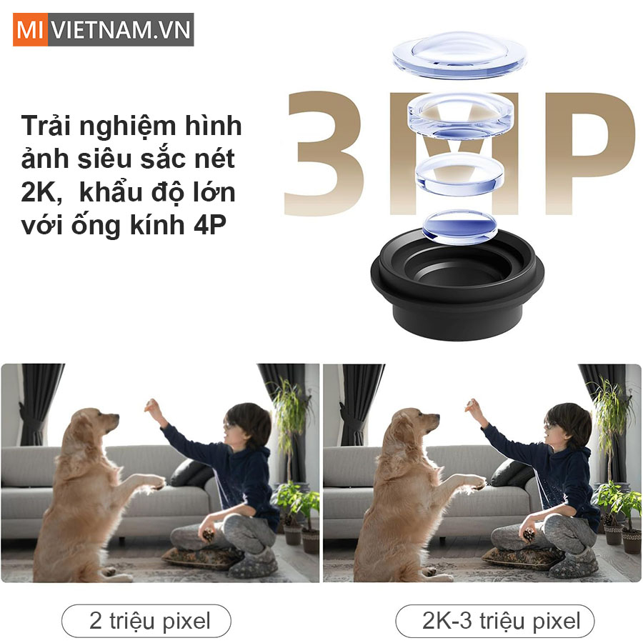 Cảm biến 3MP si&ecirc;u sắc n&eacute;t mang tới trải nghiệm h&igrave;nh ảnh đỉnh cao