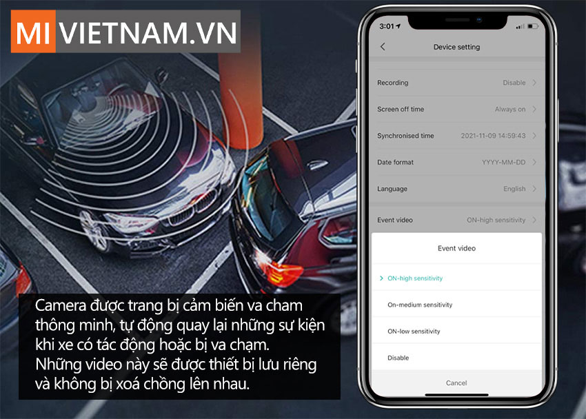camera hanh trinh 70mai dash cam pro plus a500 15