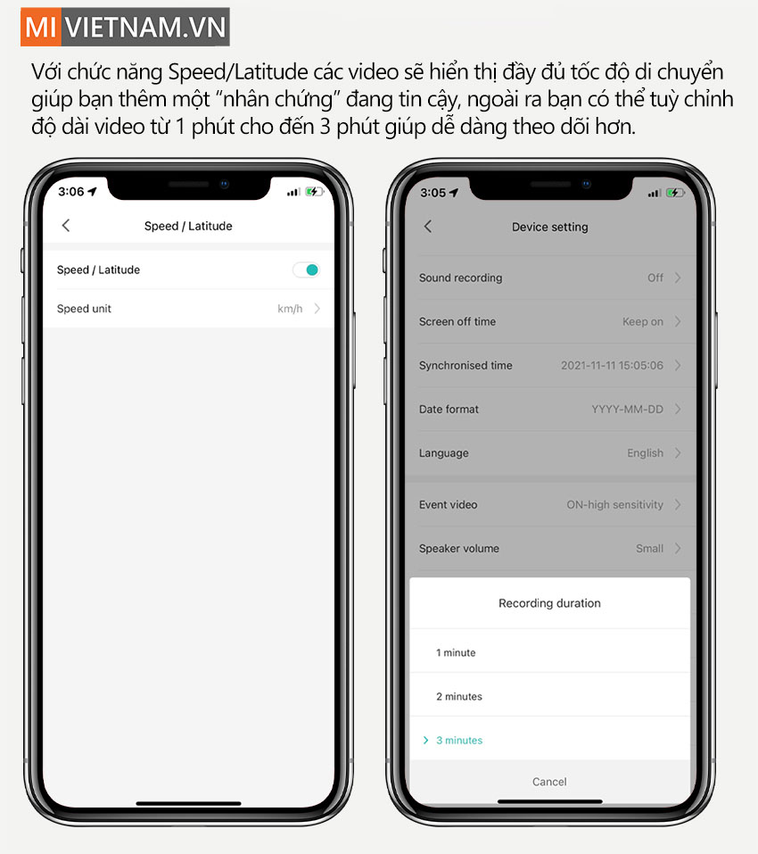 Camera h&agrave;nh tr&igrave;nh 70mai Dash Cam A800S 4K