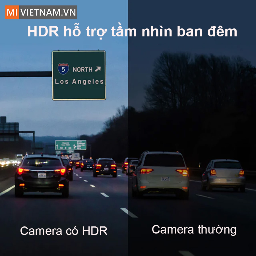 Camera Hành Trình 70mai M500 - Bản Quốc Tế 5 Ghi hình ban đêm sắc nét