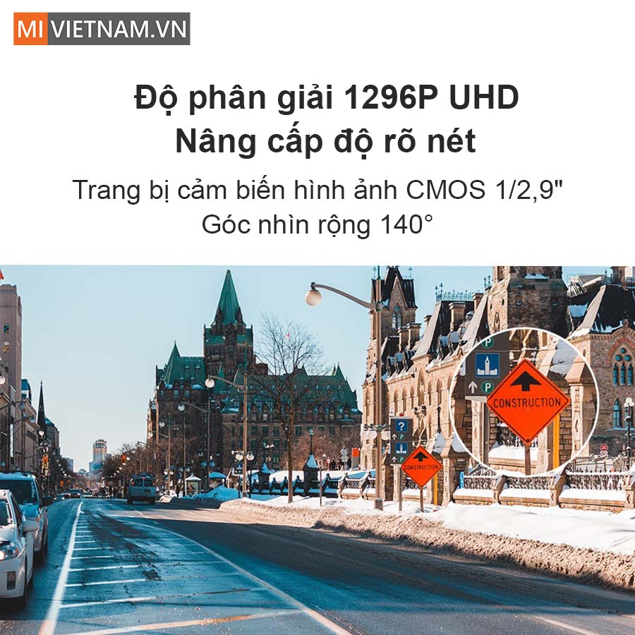 Camera h&agrave;nh tr&igrave;nh &ocirc; t&ocirc; ghi h&igrave;nh 2K 1296P