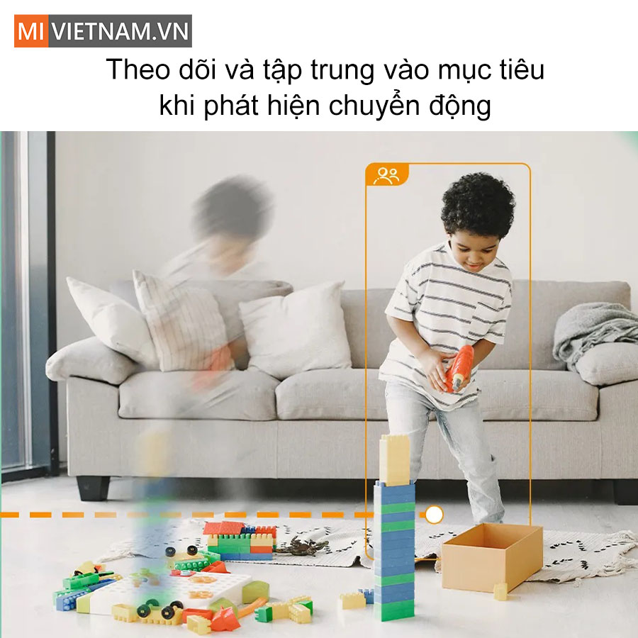 tự động xoay theo khi ph&aacute;t hiện chuyển động