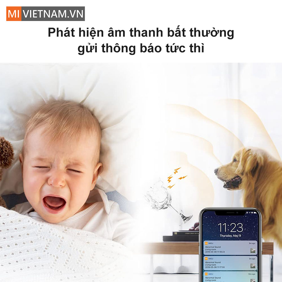 T&iacute;ch hợp c&ograve;i b&aacute;o động, cảnh b&aacute;o &acirc;m thanh bất thường