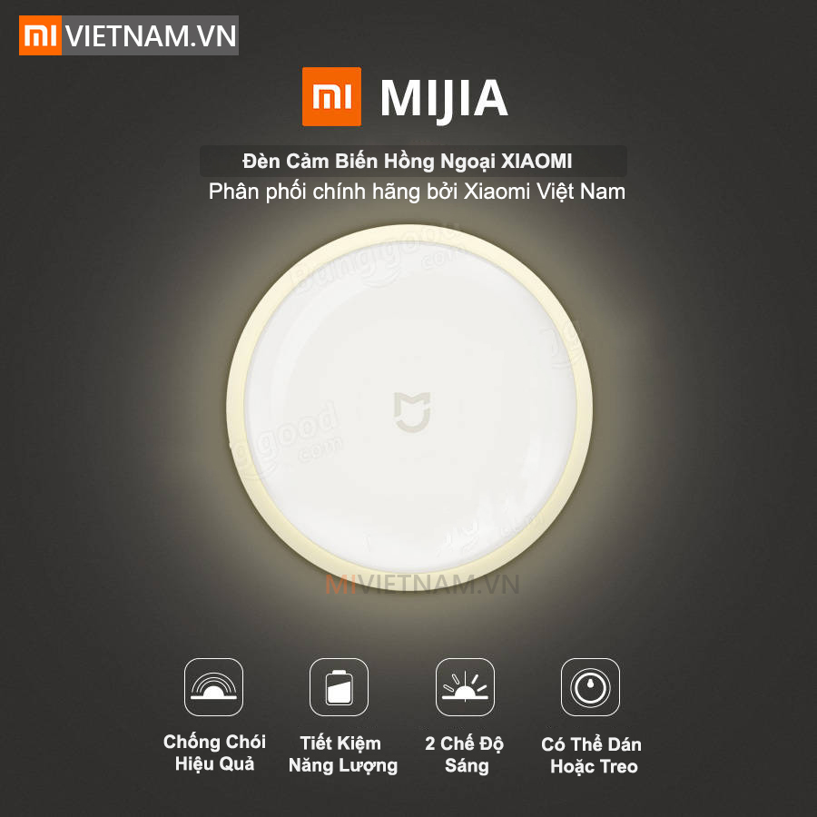 Đèn Cảm Biến Hồng Ngoại Xiaomi 3 MIVIETNAM-DEN-CAM-BIEN-HONG-NGOAI-XIAOMI