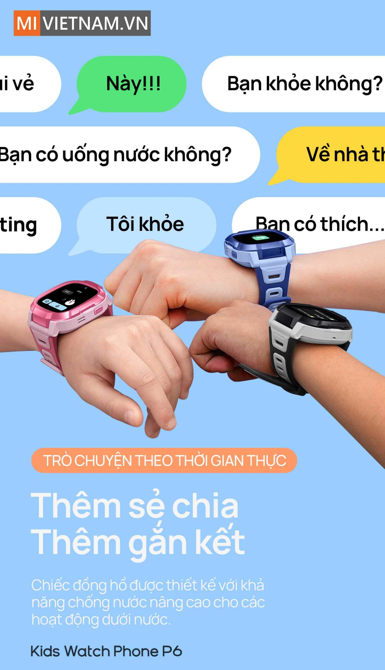 Đồng hồ định vị trẻ em Mibro P6