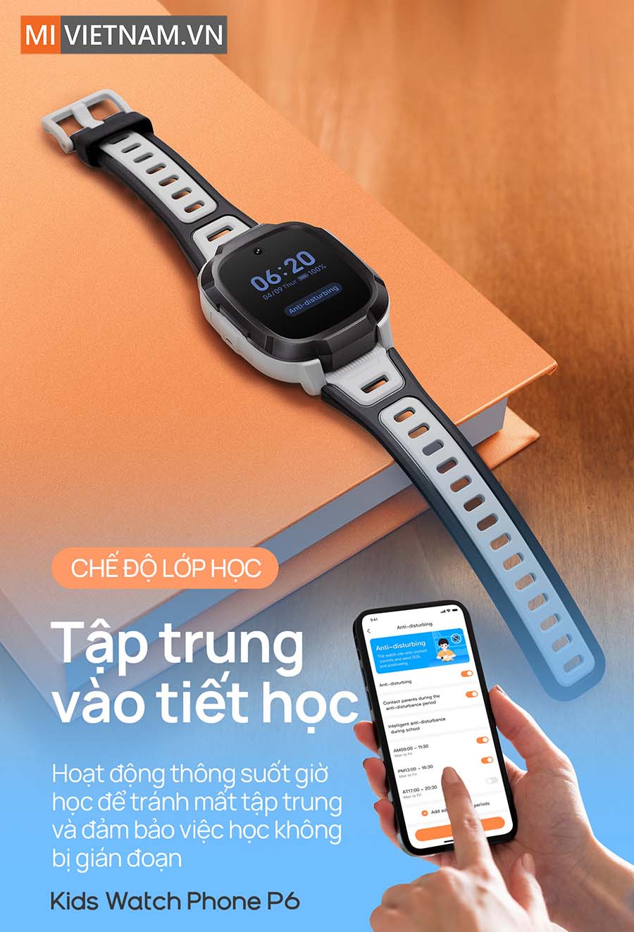 Đồng hồ định vị trẻ em Mibro P6