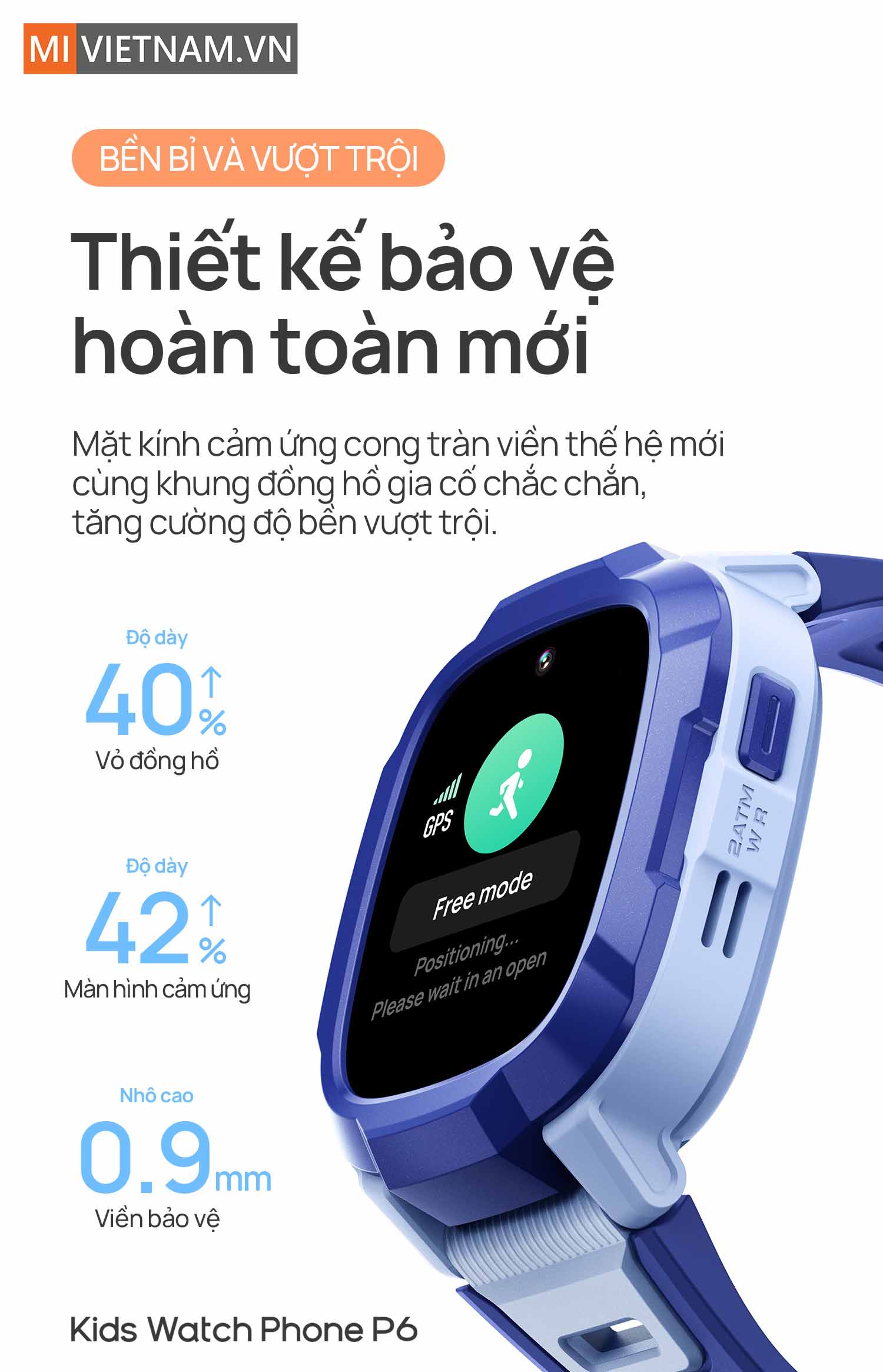 Đồng hồ định vị trẻ em Mibro P6