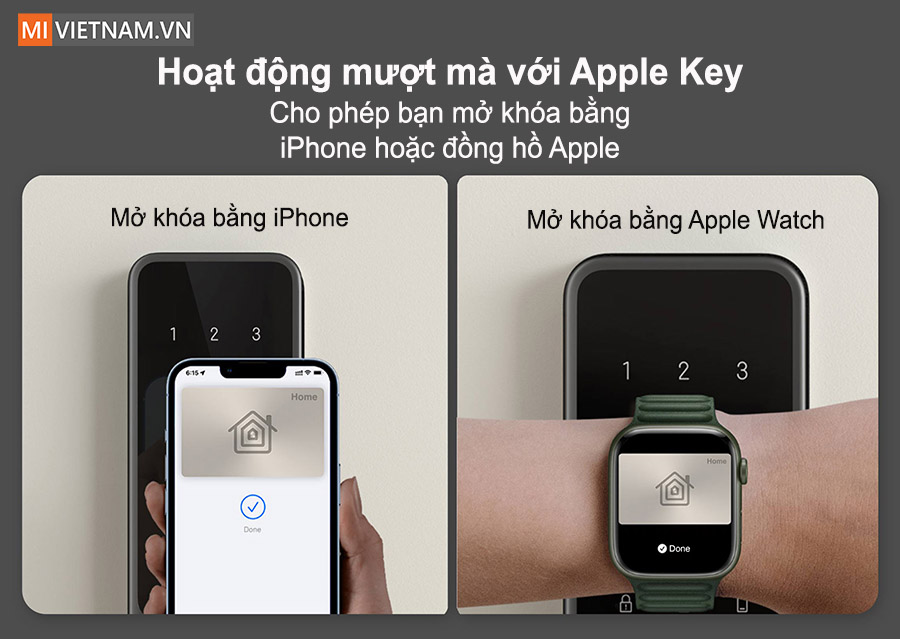 Khả năng bảo mật cao chuẩn Apple HomeKit