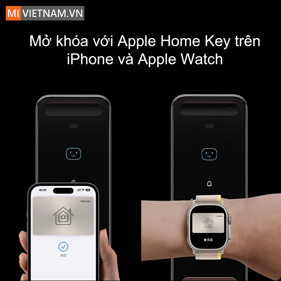 Kh&oacute;a cửa th&ocirc;ng minh Aqara D200i FaceID