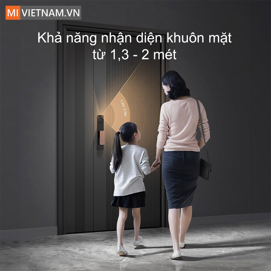 Kh&oacute;a cửa th&ocirc;ng minh Aqara D200i FaceID