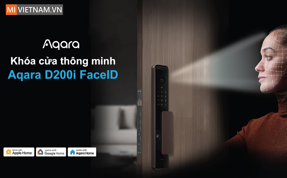 kh&oacute;a cửa th&ocirc;ng minh Aqara D200i FaceID