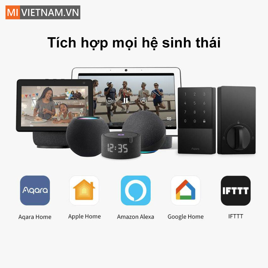 Kh&oacute;a cửa th&ocirc;ng minh Aqara U50