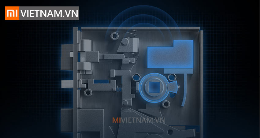 Khóa Cửa Thông Minh Cao Cấp Mi Smart Door Lock (Phiên Bản NFC Push and Pull) 10 Pin sử dụng 15 tháng | Khóa Cửa Thông Minh Cao Cấp Mi Smart Door Lock