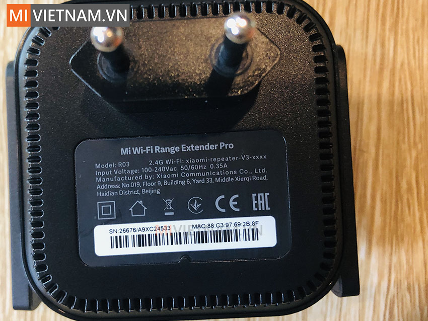 K&iacute;ch S&oacute;ng Xiaomi Mi Repeater PRO 2 R&acirc;u