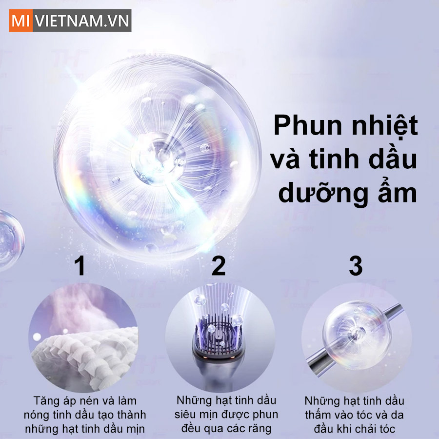 Lược Điện Massage Đầu Philips PPM1511 - Hàng Chính Hãng 7 lược điện massage đầu Philips PPM1151