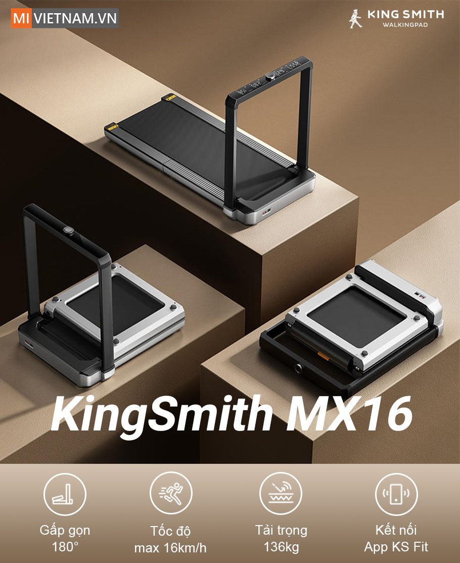 M&aacute;y Chạy Bộ Th&ocirc;ng Minh KingSmith MX16 - Bản Quốc Tế