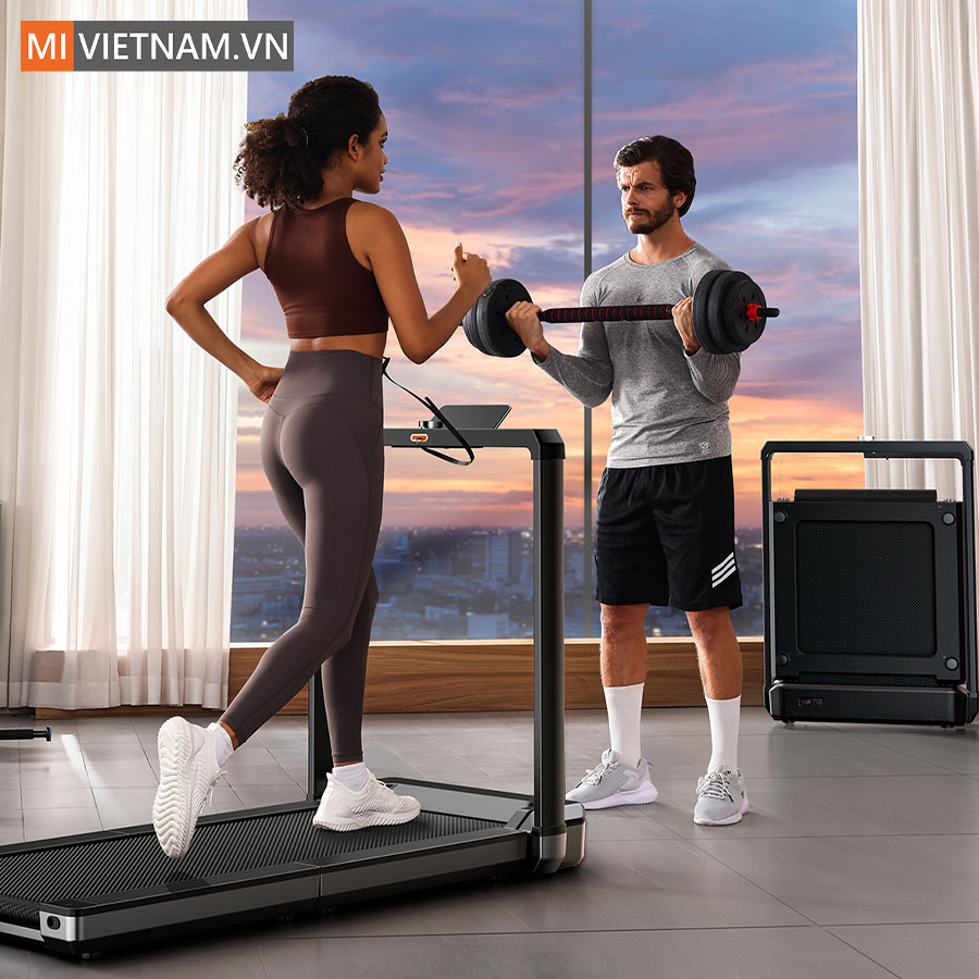 M&aacute;y Chạy Bộ Th&ocirc;ng Minh KingSmith MX16 c&oacute; thảm trải rộng