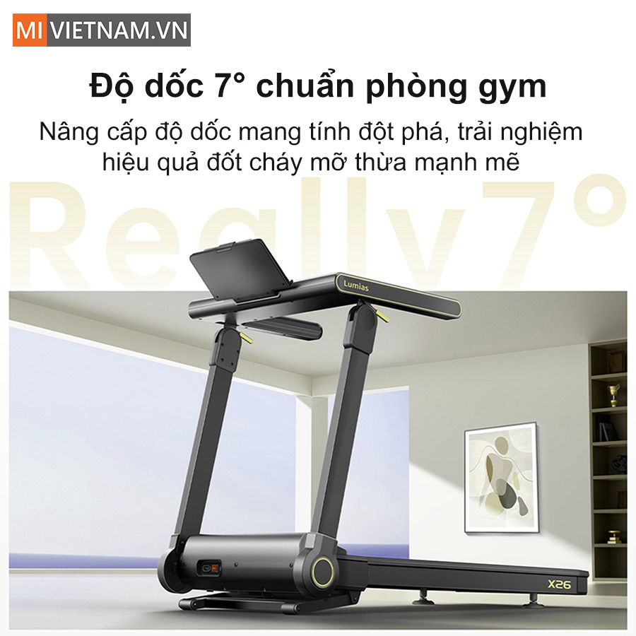 Máy chạy bộ leo dốc gấp gọn Lumias X26