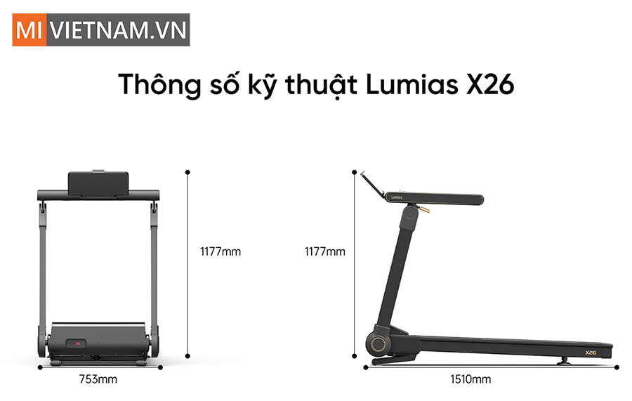 máy chạy bộ leo dốc Lumias X26