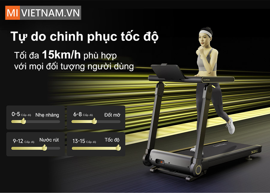 Máy chạy bộ gấp gọn Lumias X26