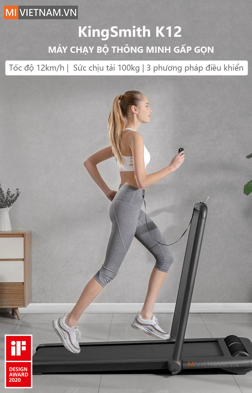 M&aacute;y Chạy Bộ Th&ocirc;ng Minh KingSmith K12 