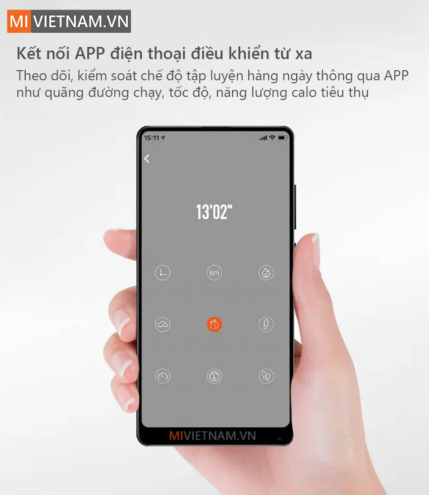 Kết nối APP điện thoại điều khiển từ xa | KingSmith K12