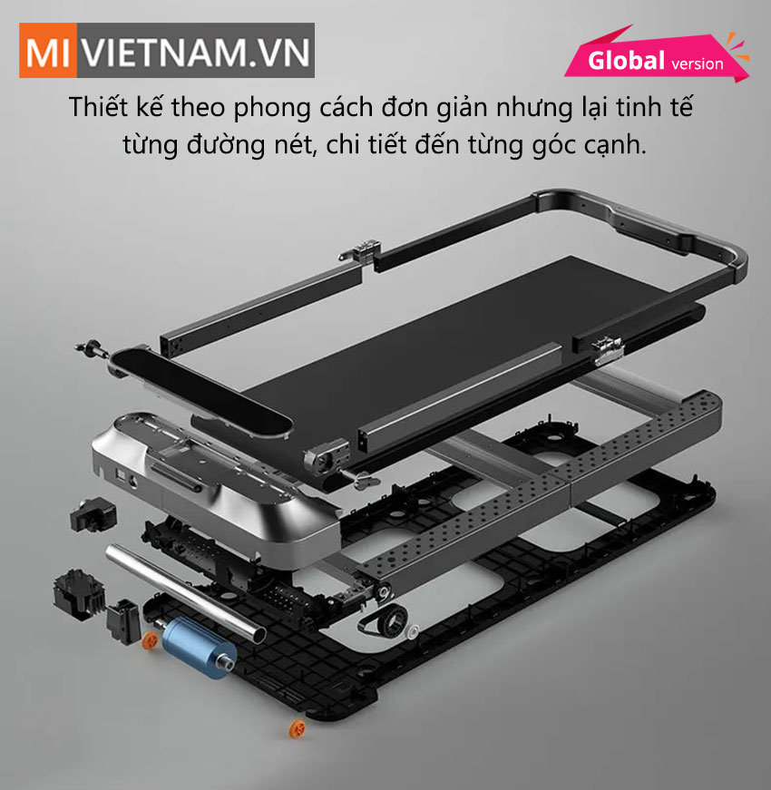 Thiết kế Máy chạy bộ gấp gọn kingsmith R2 Thiết kế Máy chạy bộ gấp gọn kingsmith R2