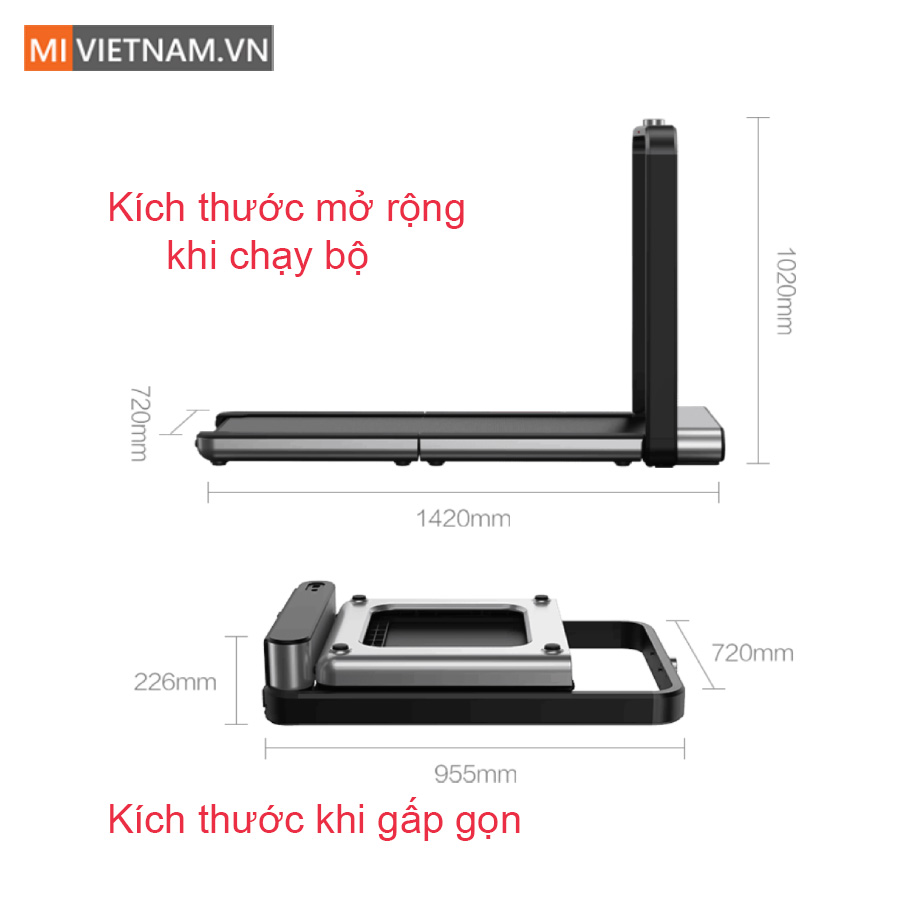 Máy Chạy Bộ Thông Minh KingSmith X21 - Bản Quốc Tế 21 Kích thước Kingsmith X21