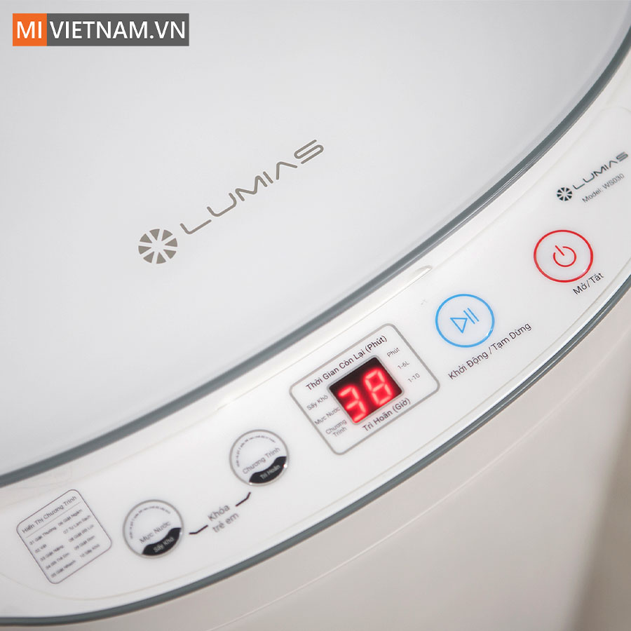 M&aacute;y giặt sấy Lumias 3kg WS030