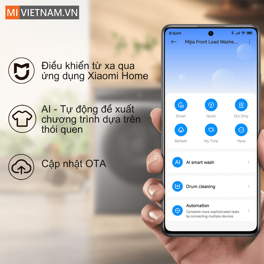Xiaomi Mijia Front Load Washer Dryer