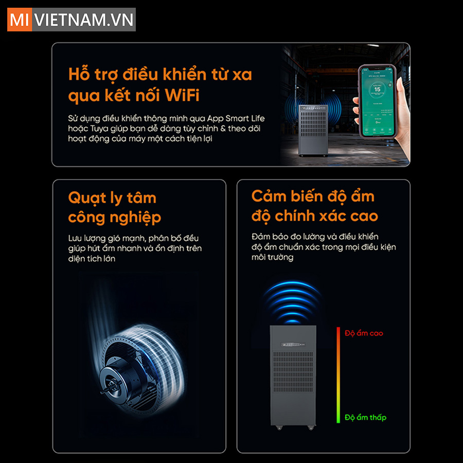 M&aacute;y h&uacute;t ẩm c&ocirc;ng nghiệp Lumias LID-S250