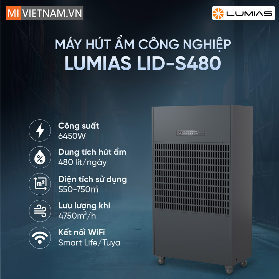 m&aacute;y h&uacute;t ẩm c&ocirc;ng nghiệp Lumias LID-S480&nbsp;