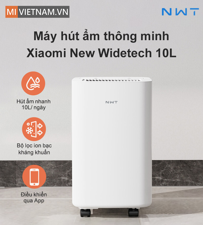 M&aacute;y h&uacute;t ẩm New Widetech 10L